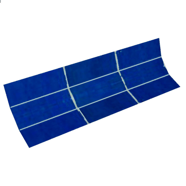 Mosaic House Moroccan tile Reverse Corner Bullnose 15 Cobalt Blue  solid zellige, mosaic, zellij, bullnose, trim, glaze 